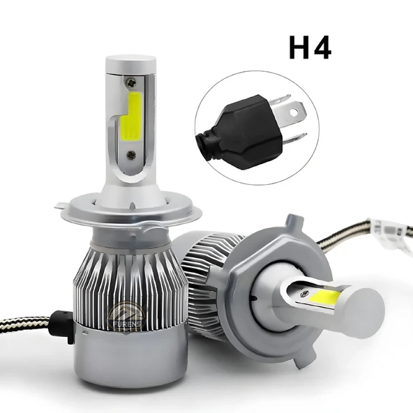 Hyundai Accent Era 2006-2012 Uzun-Kısa Far Uyumlu Şimşek Etkili Led Xenon Performance Series H4 - 6