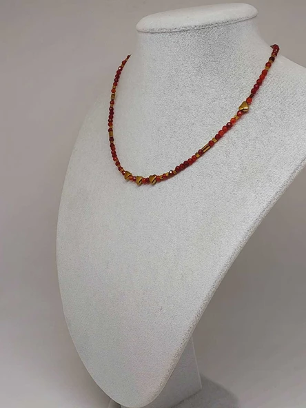 Dream Serisi Akik Taşı 3mm Kolye (41290) - Resim 6