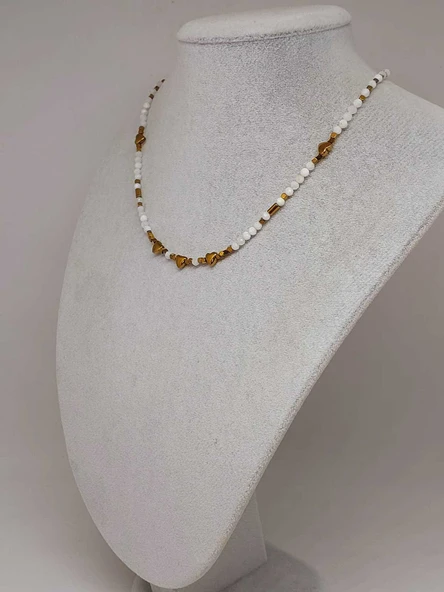 Dream Serisi Ay Taşı 3mm Kolye (44385) - 5