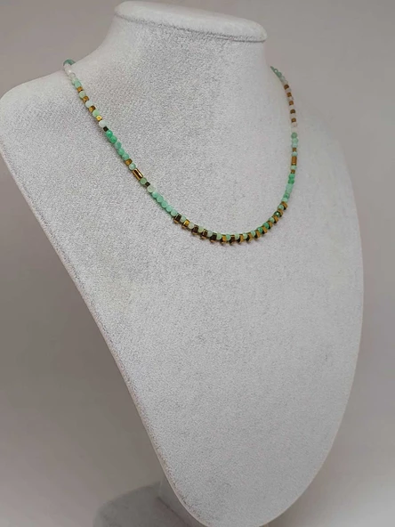 Dream Serisi Zümrüt Taşı 3mm Kolye (45910) - Resim 6