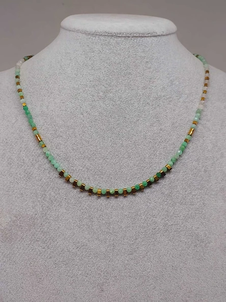 Dream Serisi Zümrüt Taşı 3mm Kolye (45910) - Resim 7