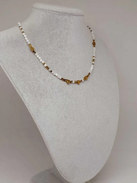 Dream Serisi Ay Taşı 3mm Kolye (44385) - 6