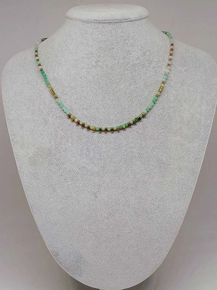 Dream Serisi Zümrüt Taşı 3mm Kolye (45910) - Resim 2