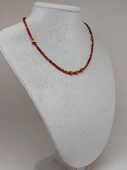 Dream Serisi Akik Taşı 3mm Kolye (41290) - Resim 5