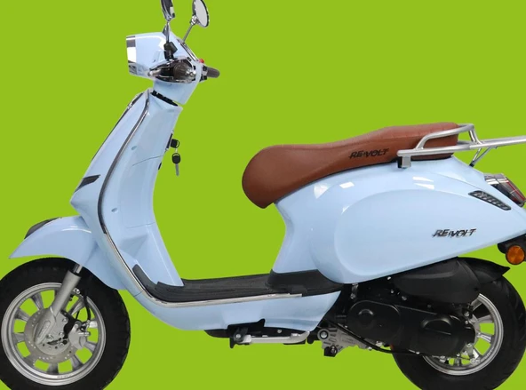 RS4 BENZINLI SCOOTER (50CC) BEYAZ - 4