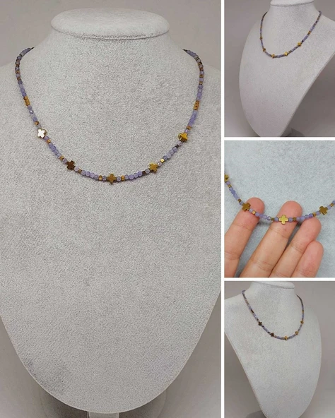 Dream Serisi Tanzanit Taşı 3mm Kolye (45944) ürün görseli 1