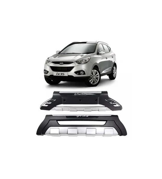Hyundai Ix35 Uyumlu 2010 Sonrası Ön Arka Tampon Koruma Difüzör - 2