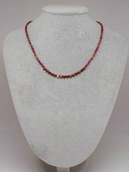 Dream Serisi Yakut Taşı 3mm Kolye (45324) - 2