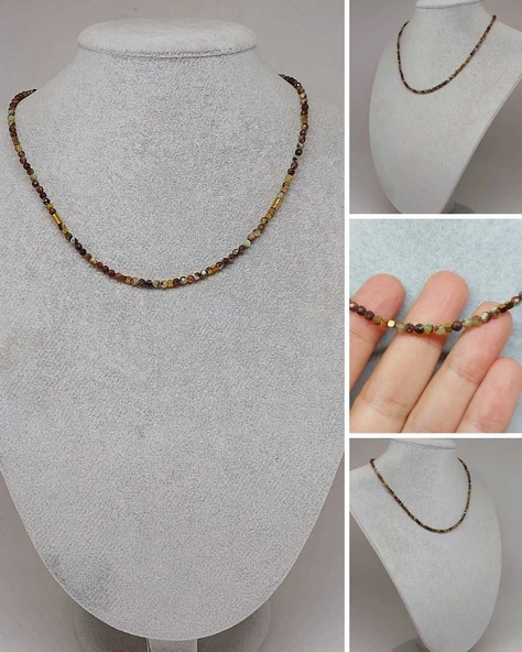 Dream Serisi Krizopras Taşı 3mm Kolye (41205) ürün görseli