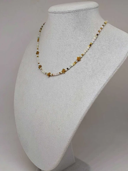 Dream Serisi Morganit Taşı 3mm Kolye (51252) - Resim 5