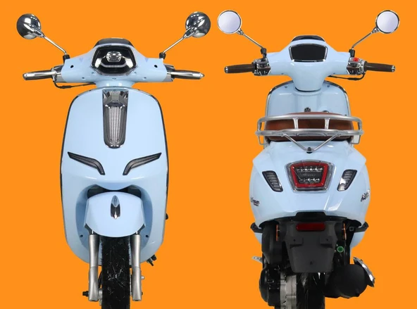 RS4 BENZINLI SCOOTER (50CC) BEYAZ - 3