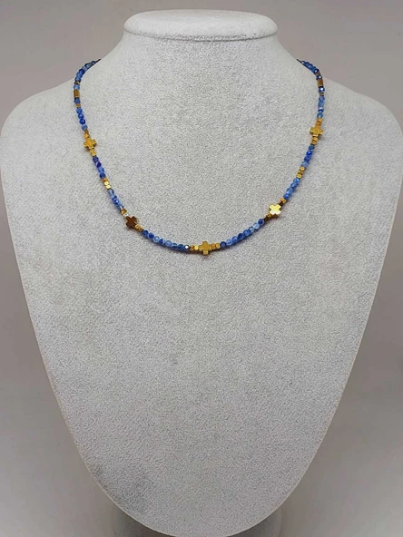 Dream Serisi Kyanit Taşı 3mm Kolye (36247) - Resim 2