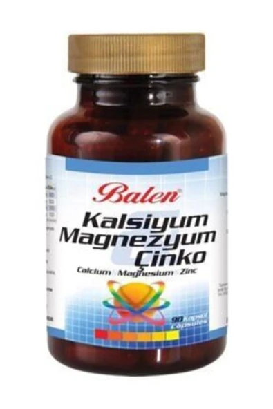 Güçlü Kemik Yapısı Için Orjinal Kalsiyum & Magnezyum & Çinko 709 Mg 90 Kapsül