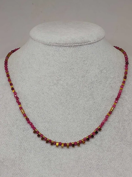 Dream Serisi Yakut Taşı 3mm Kolye (45324) - 7