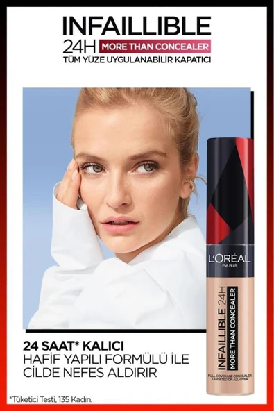 Tüm Yüze Uygulanabilir Kapatıcı - Infaillible More Than Concealer 323 Fawn - 2