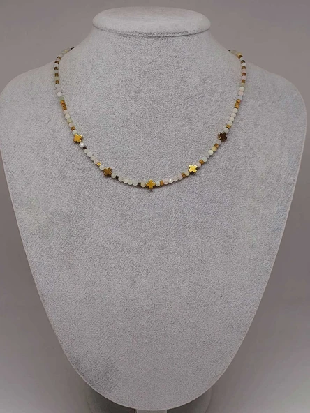 Dream Serisi Morganit Taşı 3mm Kolye (51252) - Resim 2