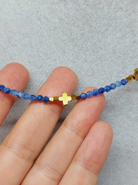 Dream Serisi Kyanit Taşı 3mm Kolye (36247) - Resim 3