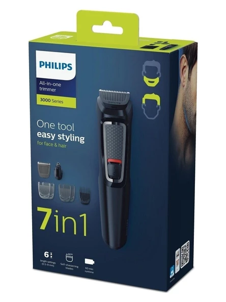 Philips MG3720 Erkek Bakım Seti 7'si 1 arada Saç & Sakal Şekillendirici