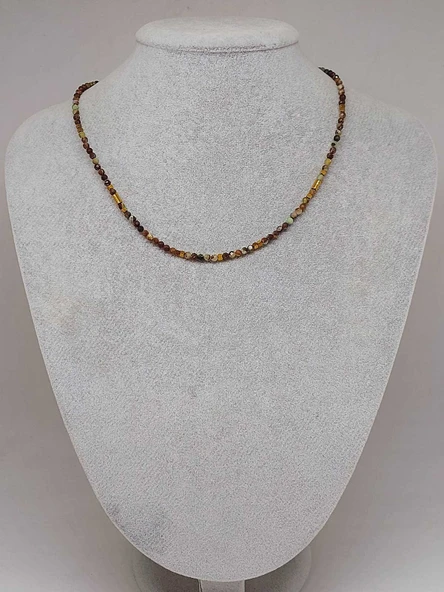 Dream Serisi Krizopras Taşı 3mm Kolye (41205) - Resim 2