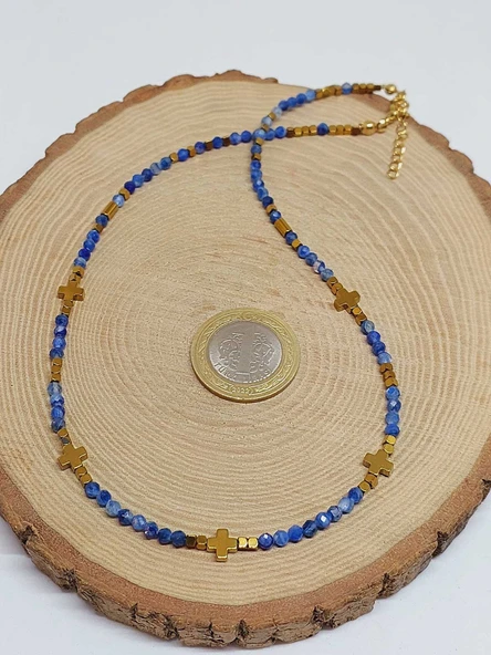 Dream Serisi Kyanit Taşı 3mm Kolye (36247) - Resim 4