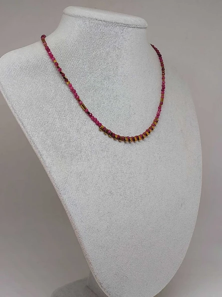 Dream Serisi Yakut Taşı 3mm Kolye (45324) - 5