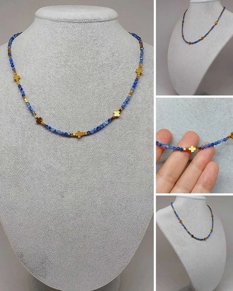 Dream Serisi Kyanit Taşı 3mm Kolye (36247) ürün görseli