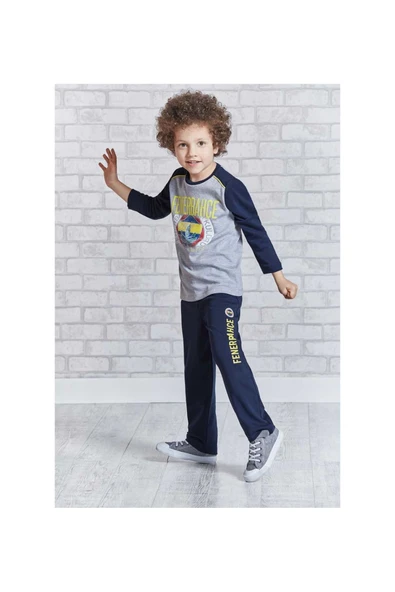 Fenerbahçe 9312 Garson Çocuk Uzun Kol Pijama Takmı