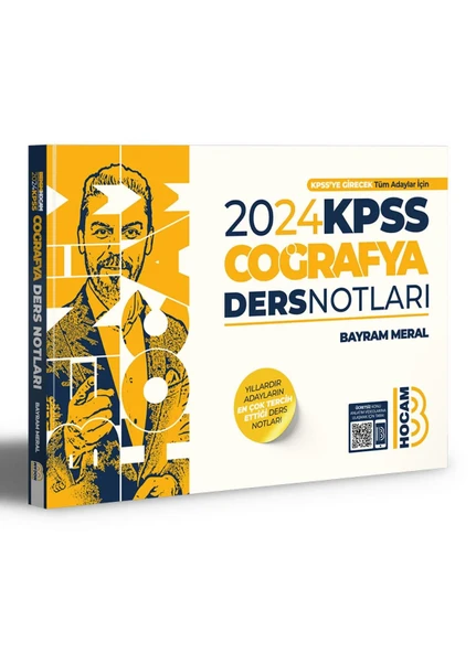 2024 KPSS Coğrafya Ders Notları Benim Hocam Yayınları