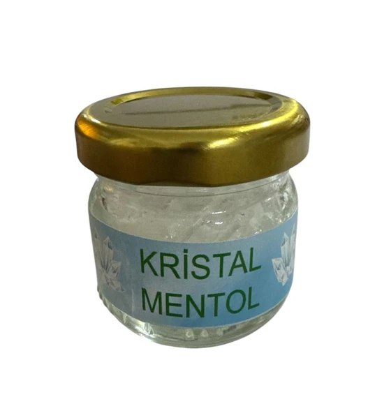 Buhurdanlık Sauna Hamam İçin Doğal Kristal Mentol Kavanoz 10 gr Crystal Menthol