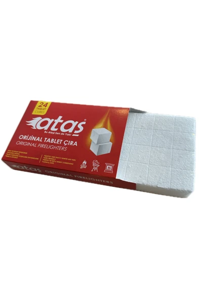 ATAŞ Mangal Kömür Tutuşturucu Tablet Çıra 24 PCS - 2