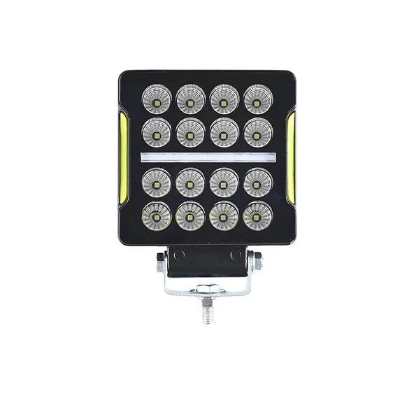 Offroad Sis Lambası 10,5x3,5x12cm Kare Beyaz-Amber 35w 12-80v (Adet Olarak)