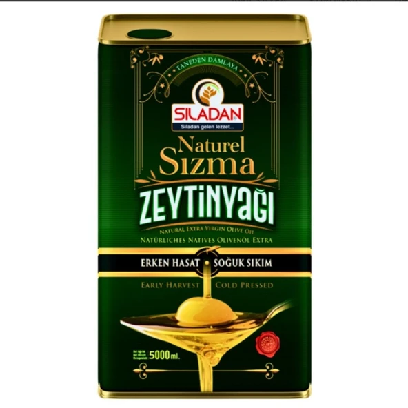 Sıladan Naturel Sızma Zeytinyağı 5L