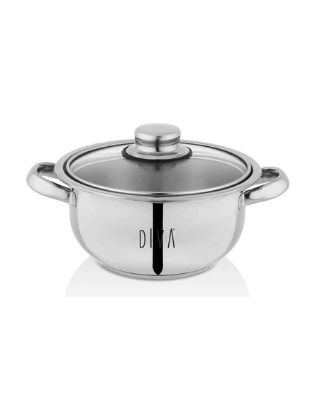 Schafer Diva Vento Çelik Tencere Seti-10 Parça-Inox - 5