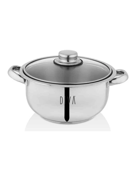 Schafer Diva Vento Çelik Tencere Seti-10 Parça-Inox - 4