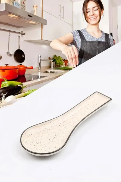 Online Kapında 2 Adet Seramik Kirli Kepçe Kaşıklık Altlığı Kepçe Ve Kaşık Nihalesi