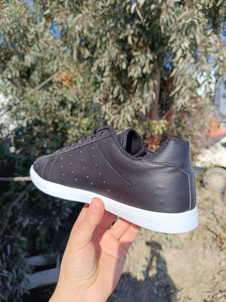 Temp Düz Ortopedik Rahat Bağcıklı 40-41-42-43-44 Numara Ayakkabı - 2