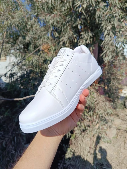 Temp Düz Ortopedik Rahat Bağcıklı 40-41-42-43-44 Numara Ayakkabı - 7