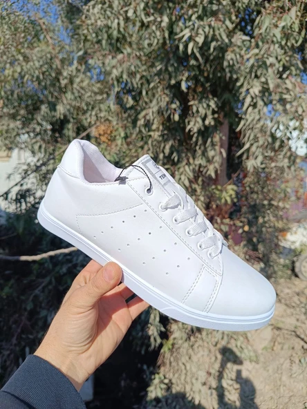 Temp Düz Ortopedik Rahat Bağcıklı 40-41-42-43-44 Numara Ayakkabı - 8