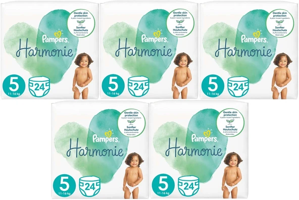 Prima Pampers Harmonie Bebek Bezi Beden:5 (11-16KG) Junior 120 Adet Mega Ultra Fırsat Pk ürün görseli 1