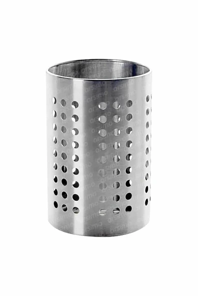 Online Kapında Siyah Metal Silindir Lüks Kaşıklık Tezgah Üstü Servis Standı Dik Kaşıklık Düzenleyici - 2