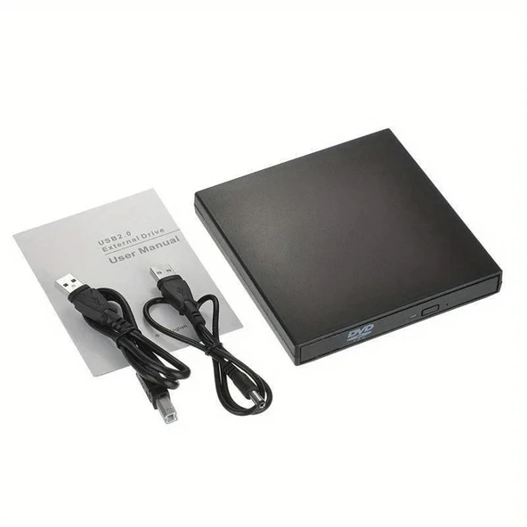 Monozone Harici Dvd Rw Usb 2.0 Cd Dvd Yazıcı Okuyucu  Harici CD-RW sürücü DVD-ROM Oynatıcı - 6