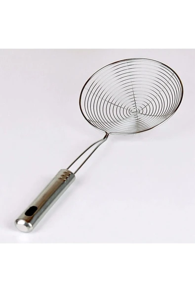 Online Kapında Lüks Kızartma Kevgiri, Yağ Süzgeci, Çelik Tel Kepçe