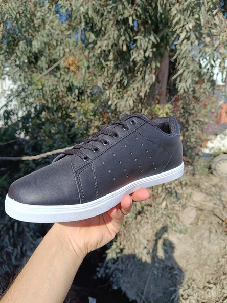 Temp Düz Ortopedik Rahat Bağcıklı 40-41-42-43-44 Numara Ayakkabı - 3