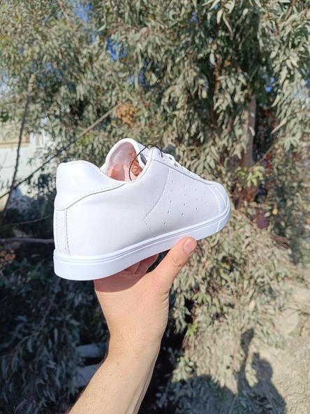 Temp Düz Ortopedik Rahat Bağcıklı 40-41-42-43-44 Numara Ayakkabı - 4