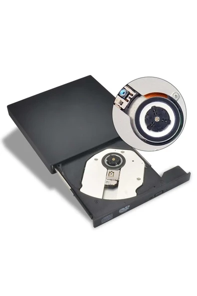Monozone Harici Dvd Rw Usb 2.0 Cd Dvd Yazıcı Okuyucu  Harici CD-RW sürücü DVD-ROM Oynatıcı - 3