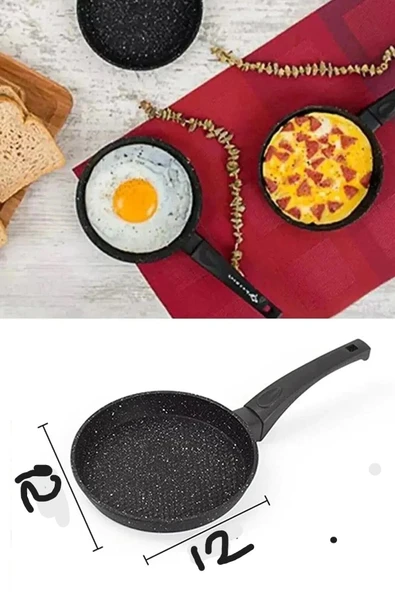Online Kapında Lüks Paslanmaz Çelik Döküm Mini Sos Vog Tavası Yumurta Tavası Sosluk 12 cm