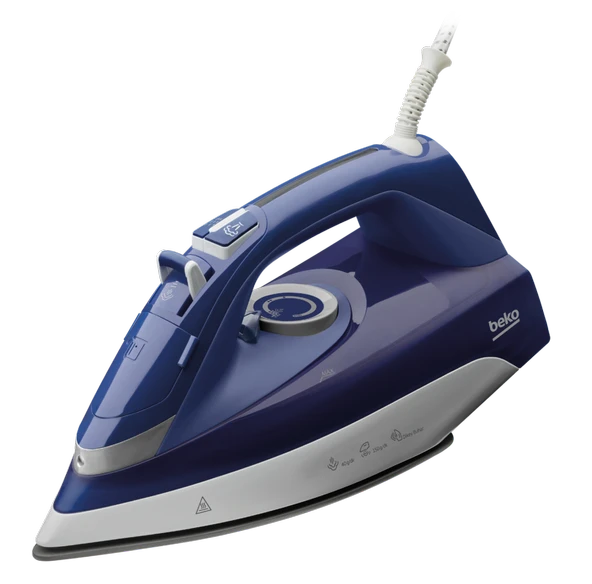 BEKO BEU 4124 BUHARLI ÜTÜ 2400 W Steamxtra™ SERAMİK TABAN Mavi