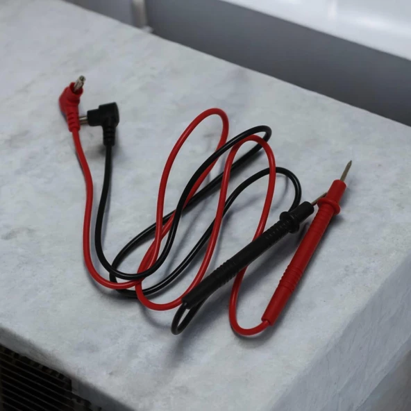 Multimetre Kablosu 70 cm Ölçü Aleti Probu 1000V 10A Avometre Kablosu - Resim 2