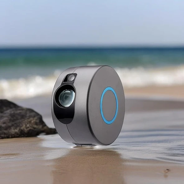 Monozone Dekoratif Yıldızlı Gökyüzü Projektör Gece Lambası Hediye Gift Işıklı Renkli Parti Masa Lambası Çocuk Projektör Uyku Işığı Lazer Galaxy ürün görseli