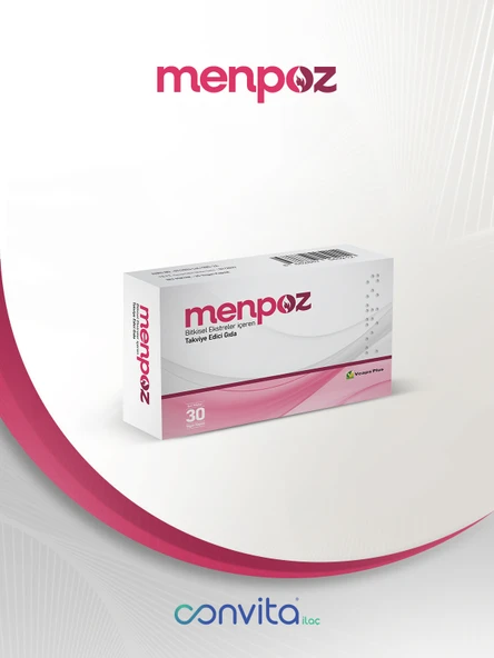 MENPOZ 30 VEGAN KAPSÜLPASSIFLORA, SARI KANTARON , KETEN TOHUMU, SOYA FASÜLYESİ -MENOPOZ DÖNEMİ DESTEK 30 VEGAN KAPSÜL